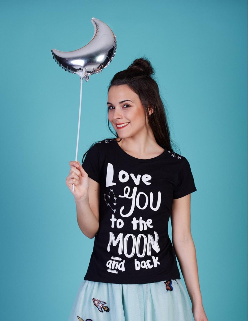 Camiseta Estampada Moon PERA LIMONERA