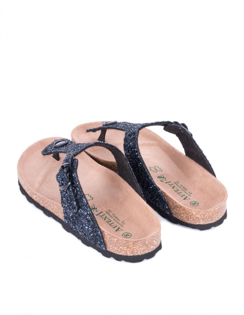 AUTENTI Sandalias Bio Glitter Marino