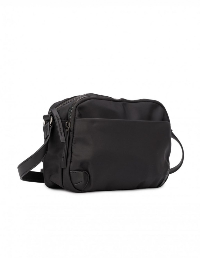 Bolso Bandolera Nylon Negro