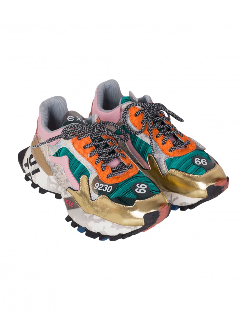 EXÉ Zapatillas Deportivas Plataforma Multicolor 2
