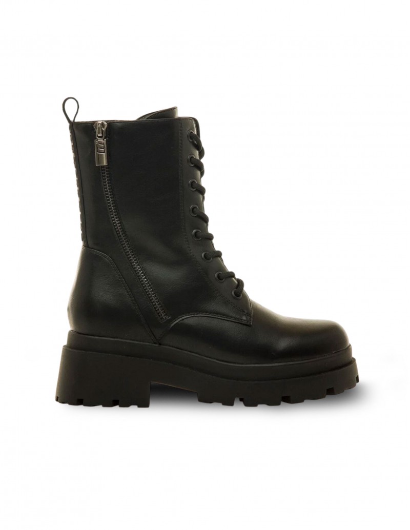 Botas Militares Plataforma Cremallera Mustang