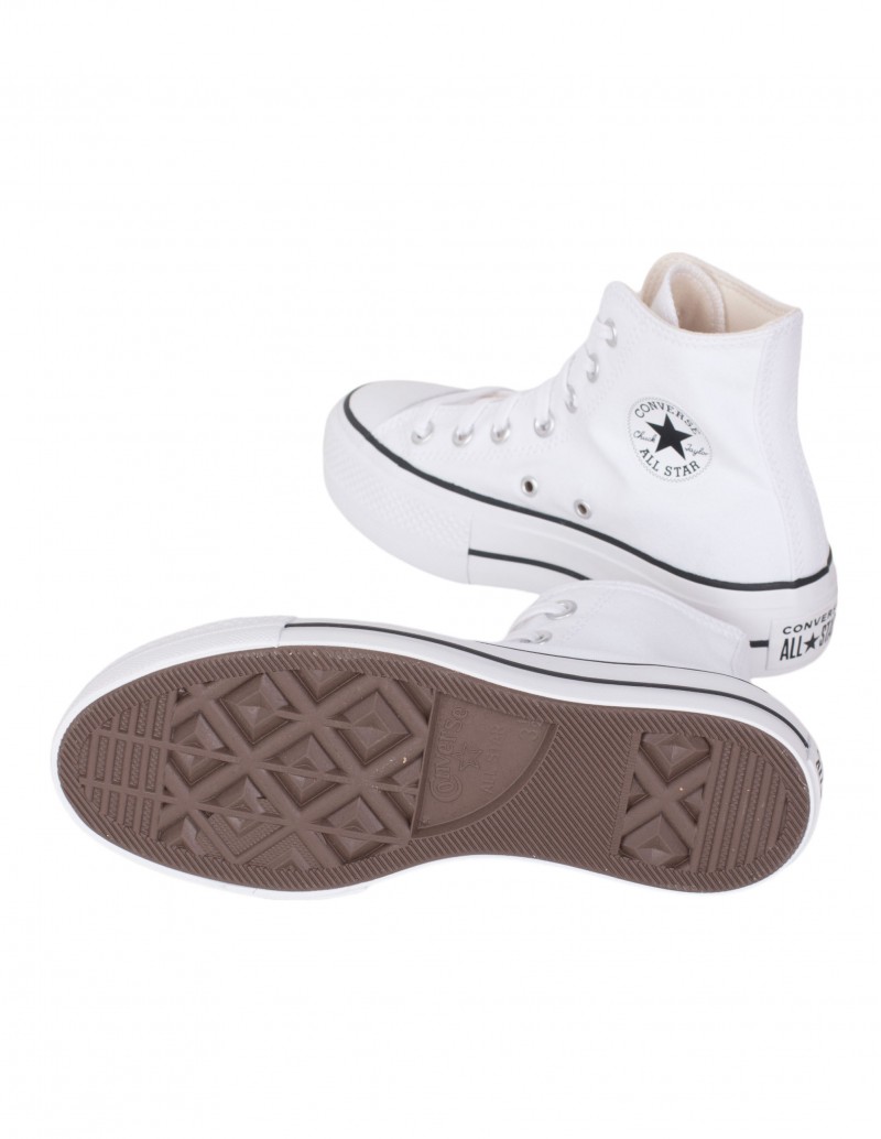 Converse Chuck Taylor All Star plataforma blancas