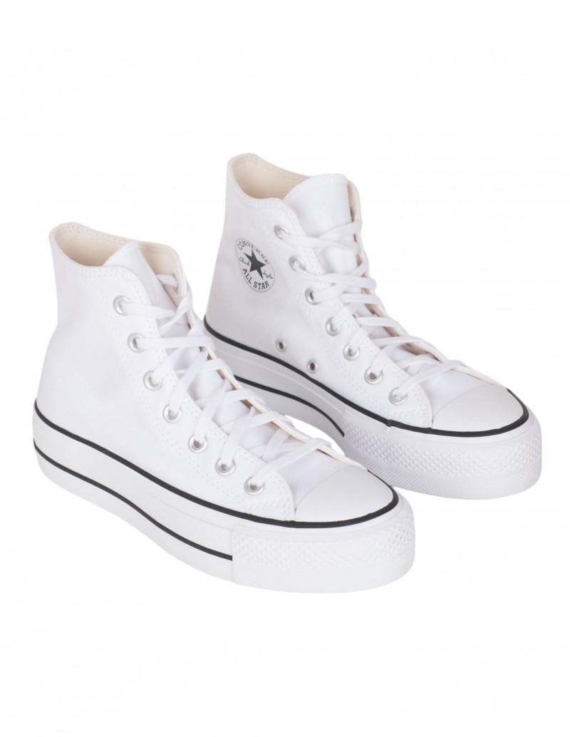 Zapatillas Converse Chuck Taylor All Star Platform Blancas 2