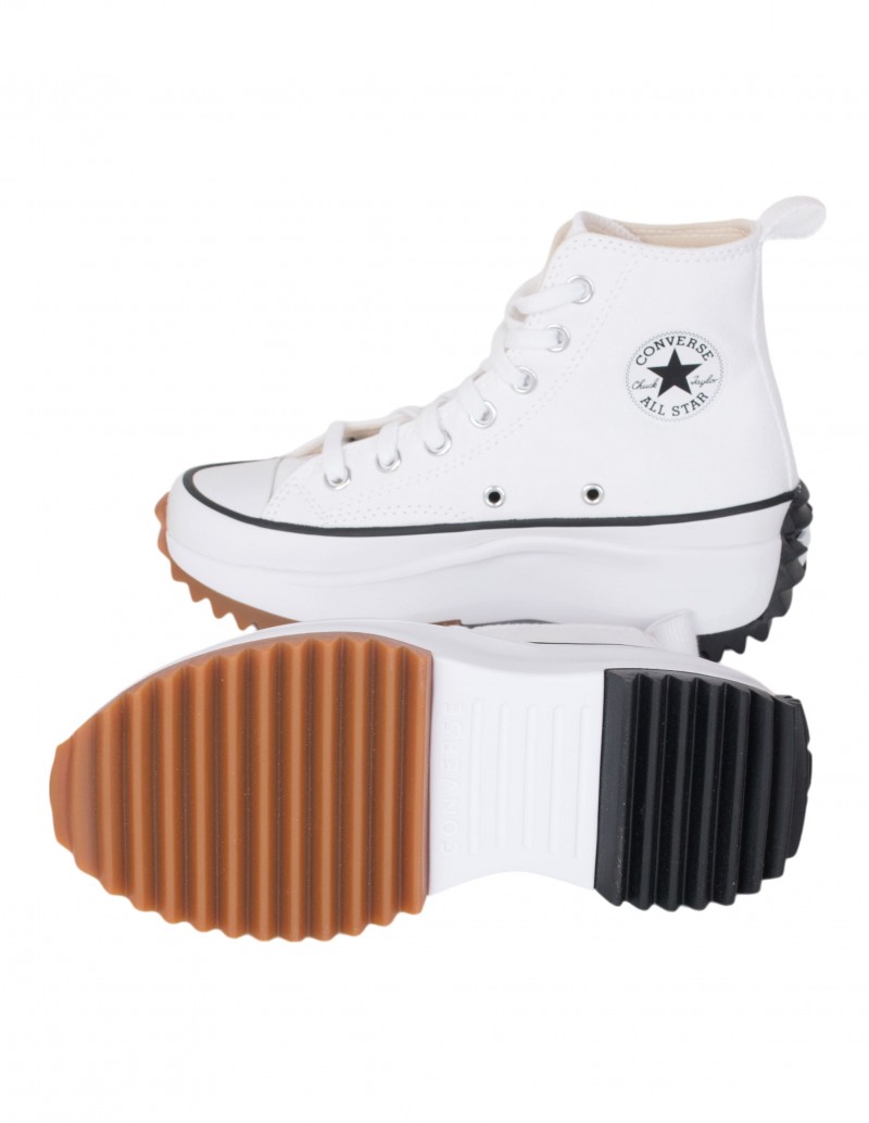 Converse plataforma track blancas