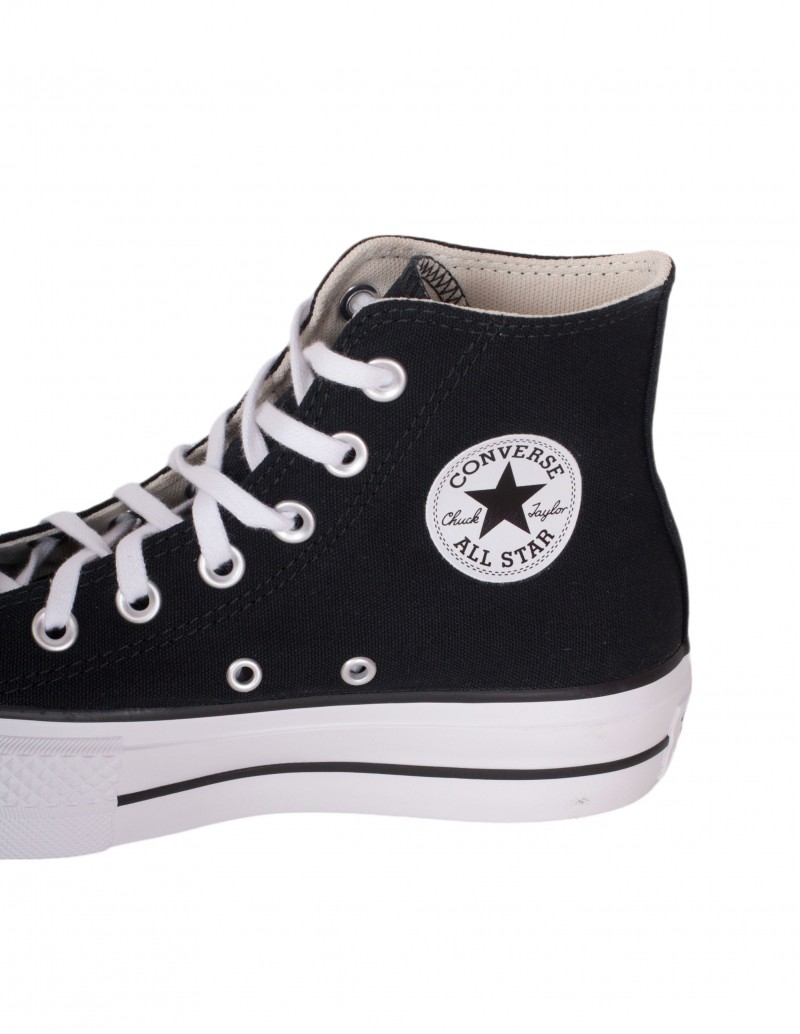 Converse Chuck Taylor All Star plataforma negras