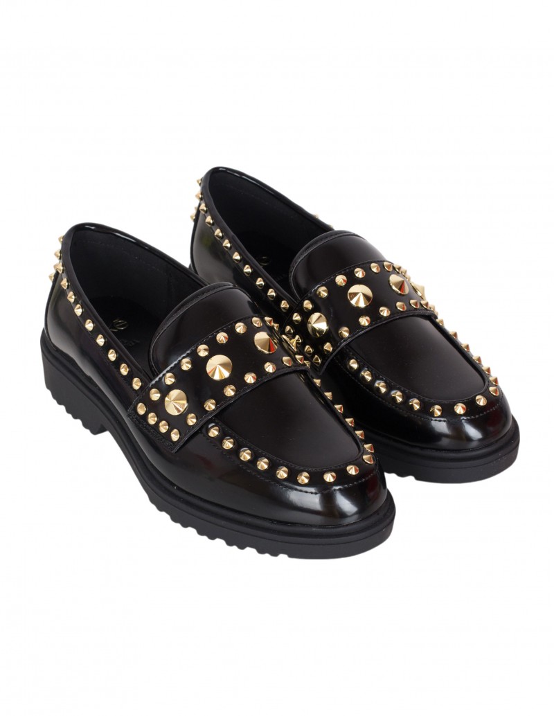 Mocasines Tachuelas Negros EXÉ