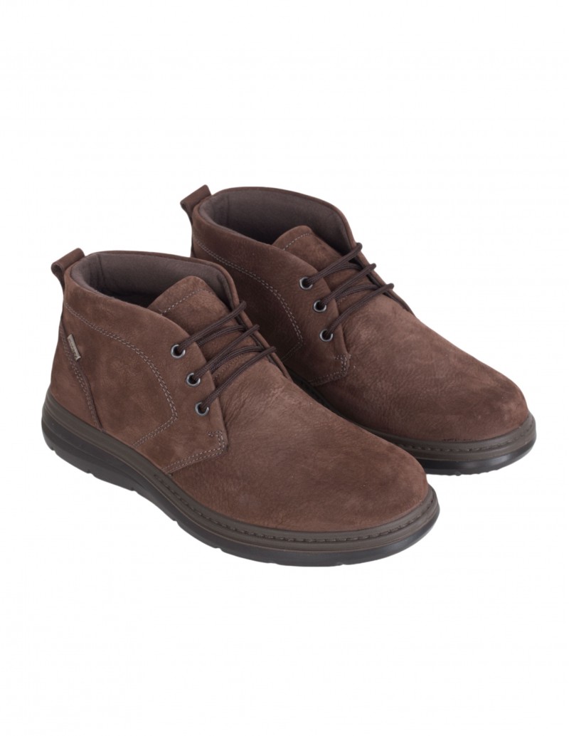 botines marrones para hombre