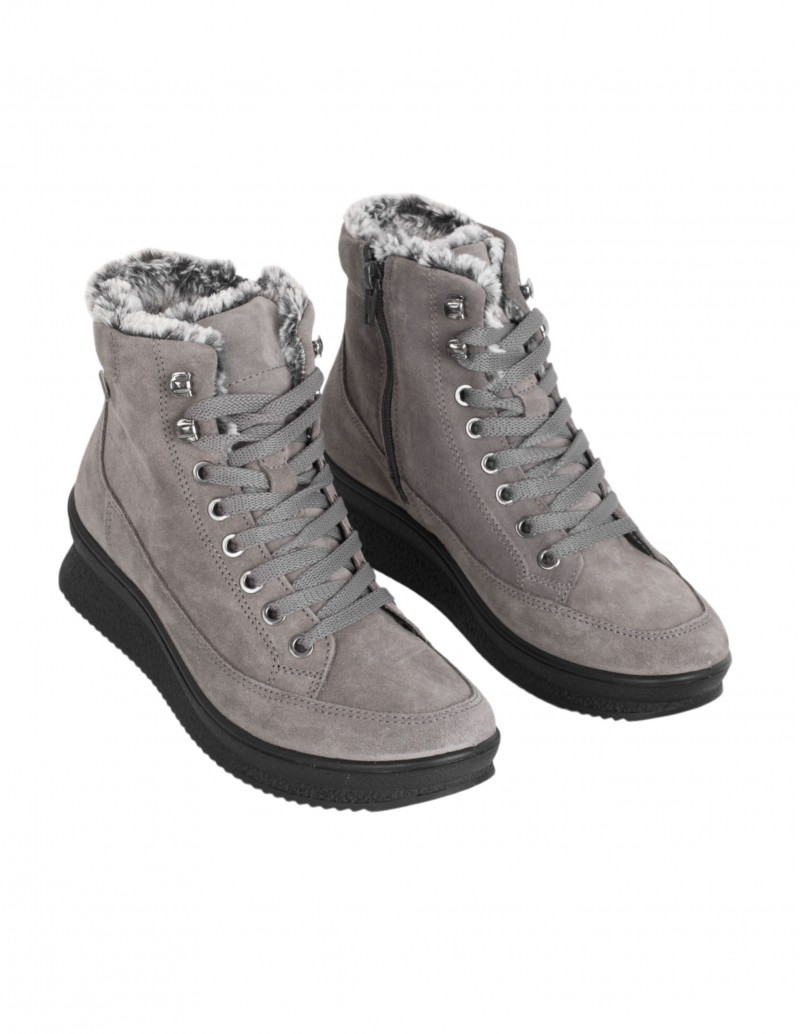 Botines Grises Cuña IMAC 2