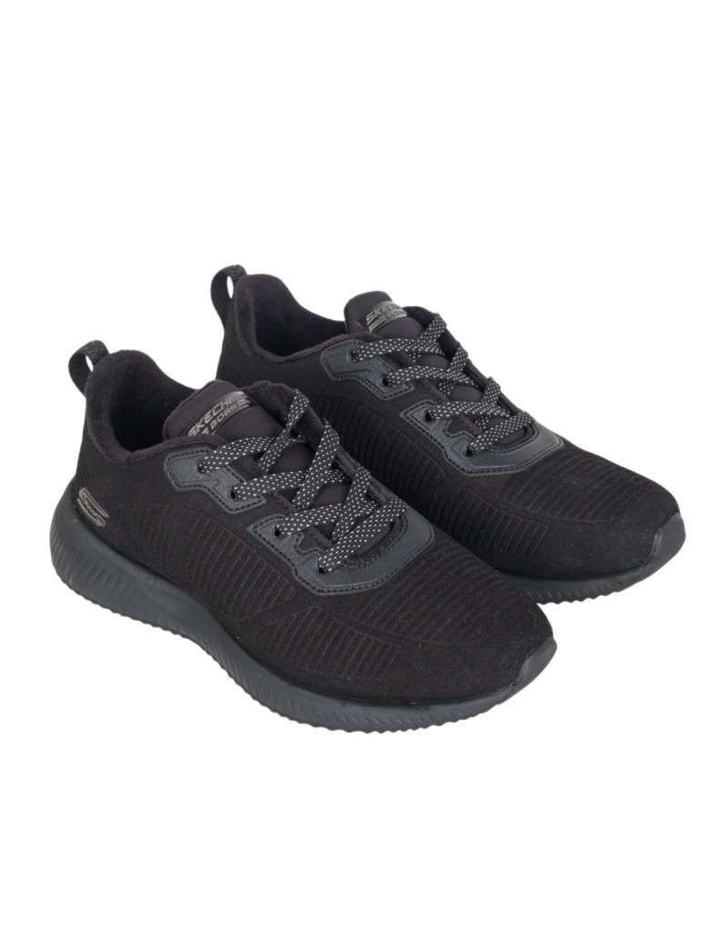 zapatillas negras cordones skechers