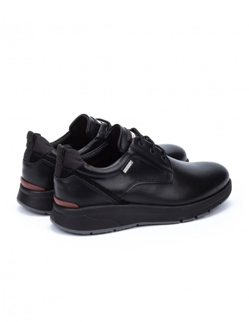 Piel Hombre Casual Tenis De Piel Negro PIKOLINOS Zapatos Piel