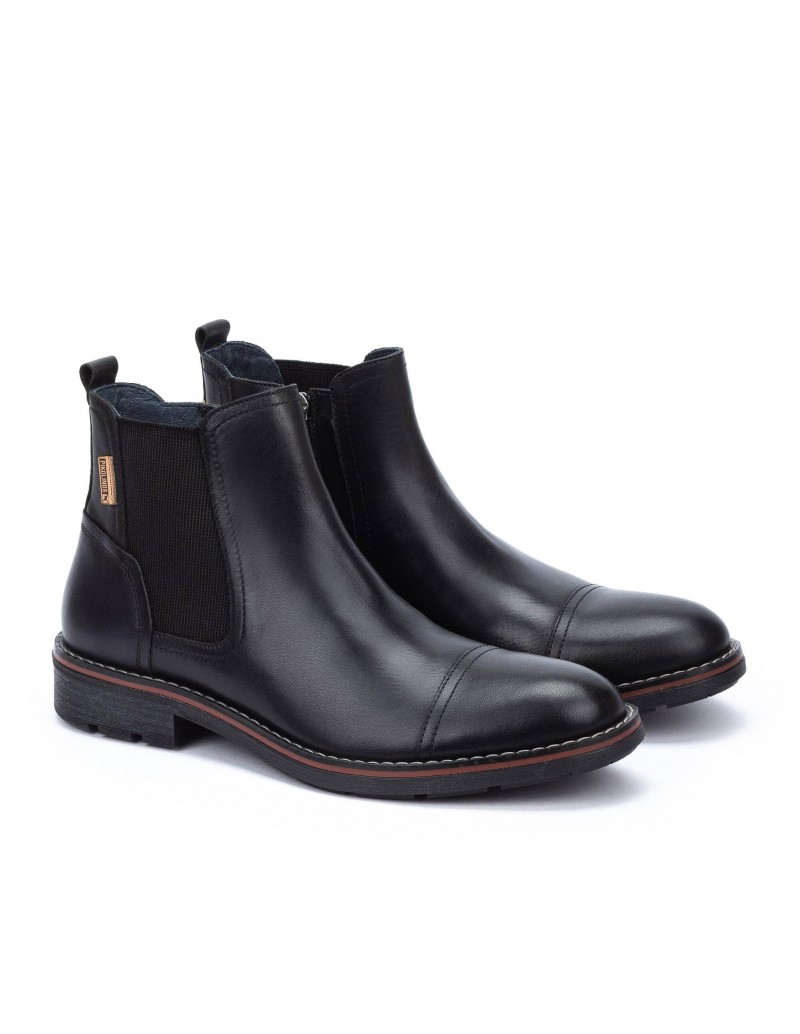 PIKOLINOS Botines Chelsea Negros 2