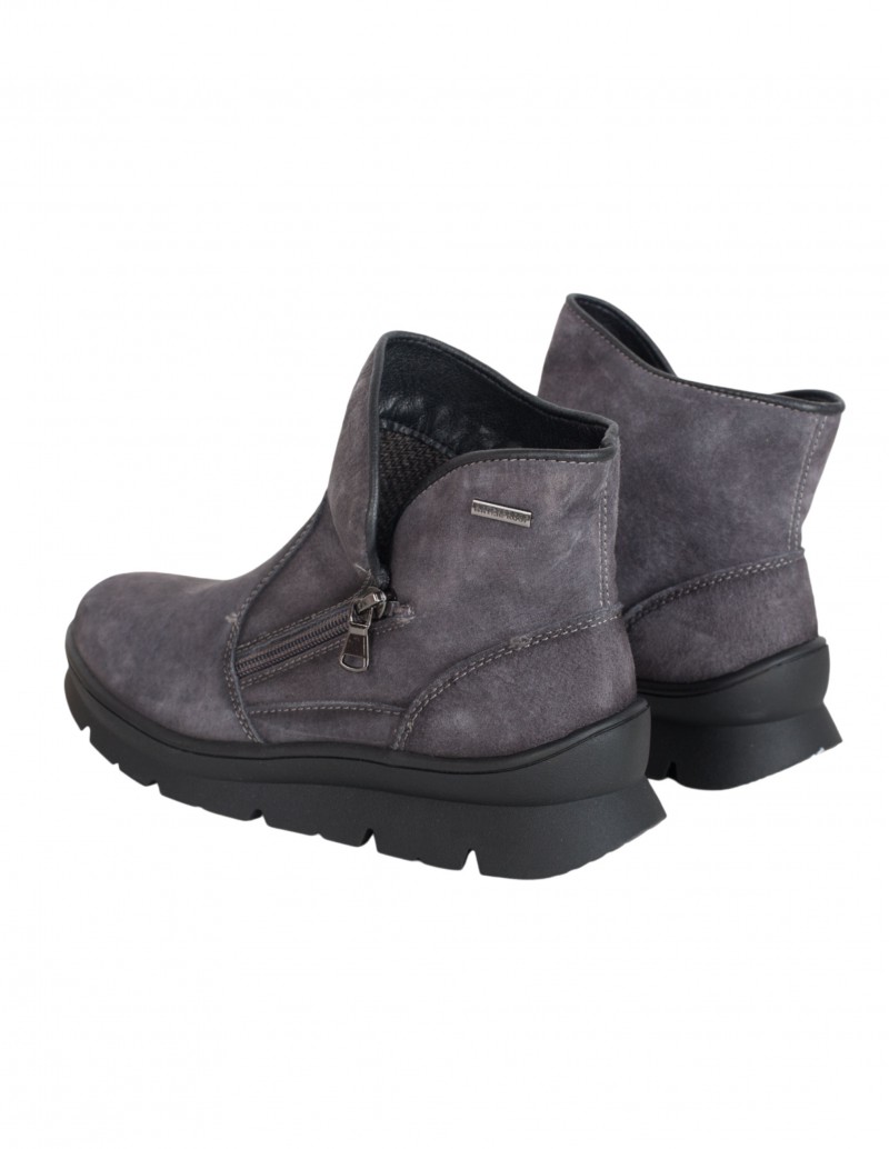 botines waterproof grises para mujer