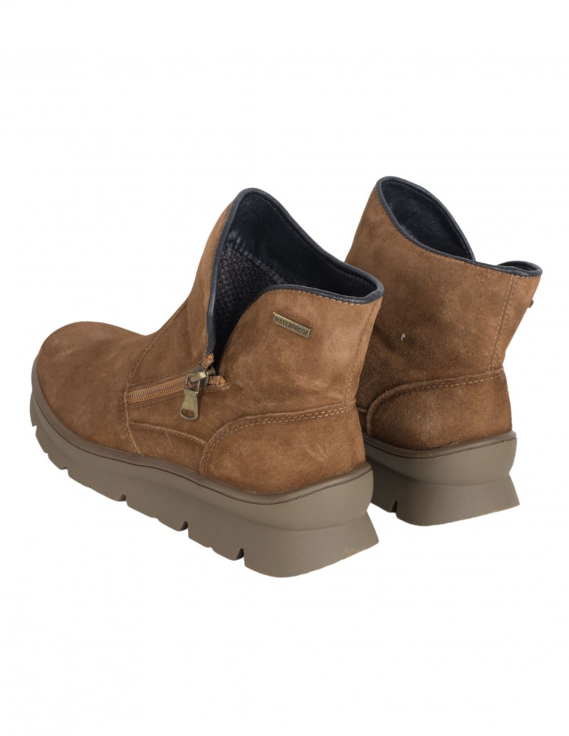 botines waterproof marrones para mujer