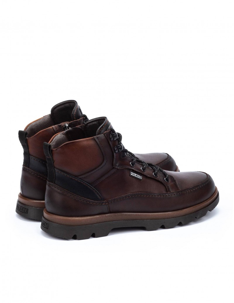 botas marrón oscuro para hombre