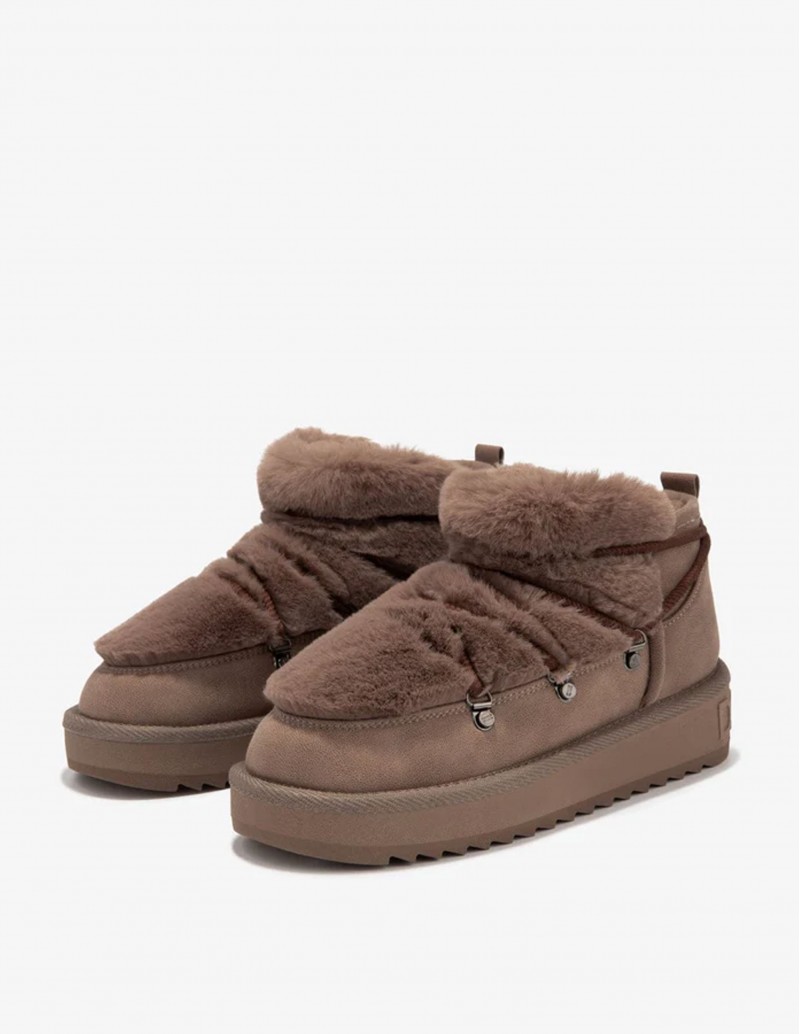 D.FRANKLIN Botas Australianas Bajas Marrón 2