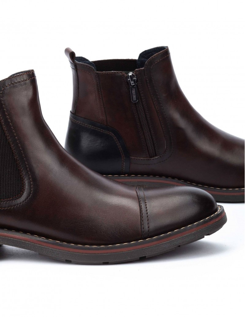 Botines Chelsea Marrones Piel