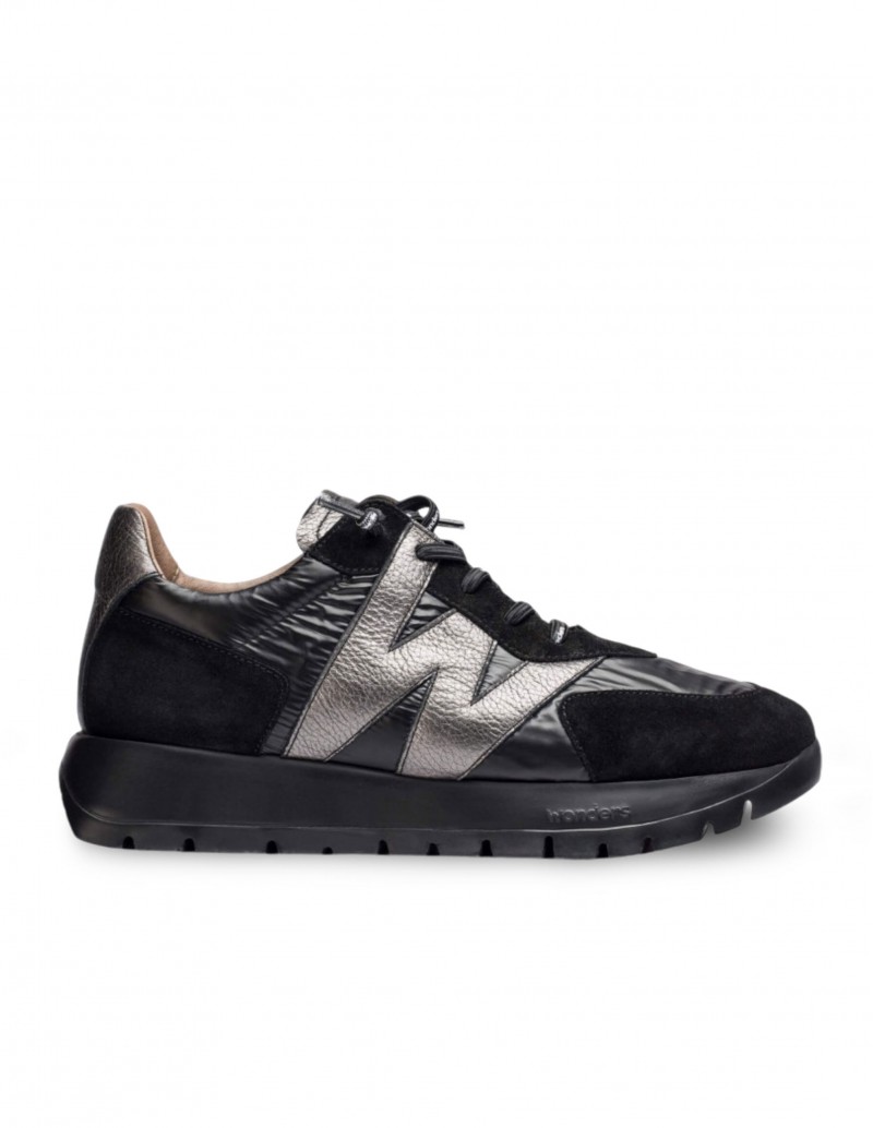 WONDERS Zapatillas Negras Plataforma