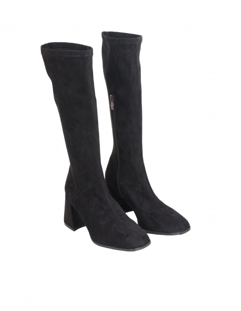 botas altas elásticas para mujer