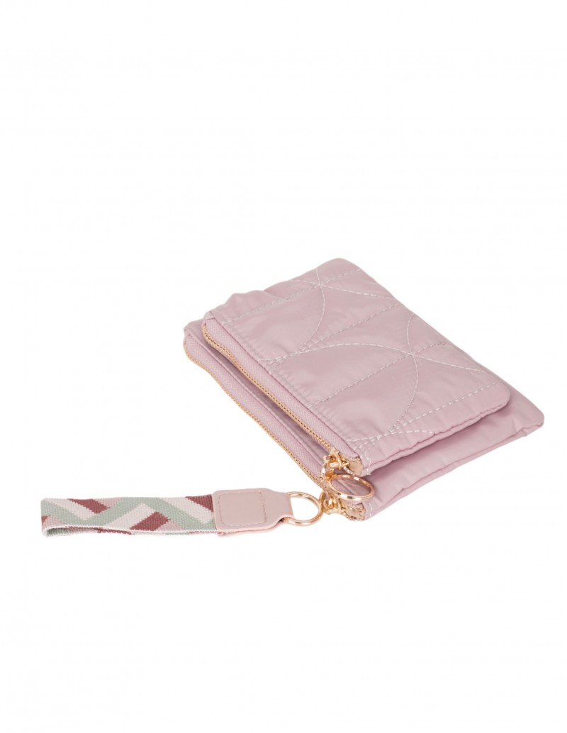 Comprar monedero rosa de nylon