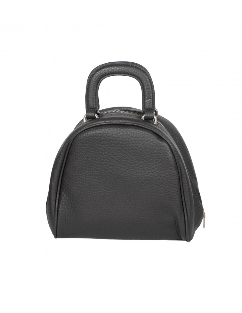 Bolso Mano Negro Redondeado 2