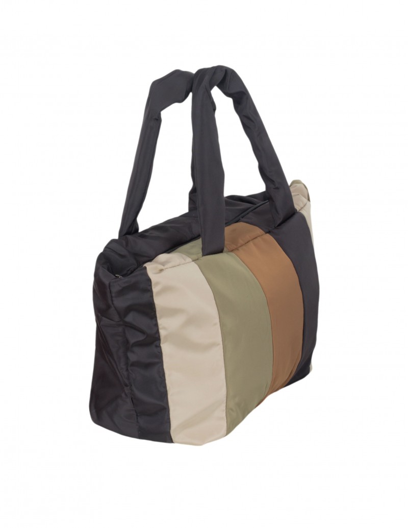 bolso shopper de rayas