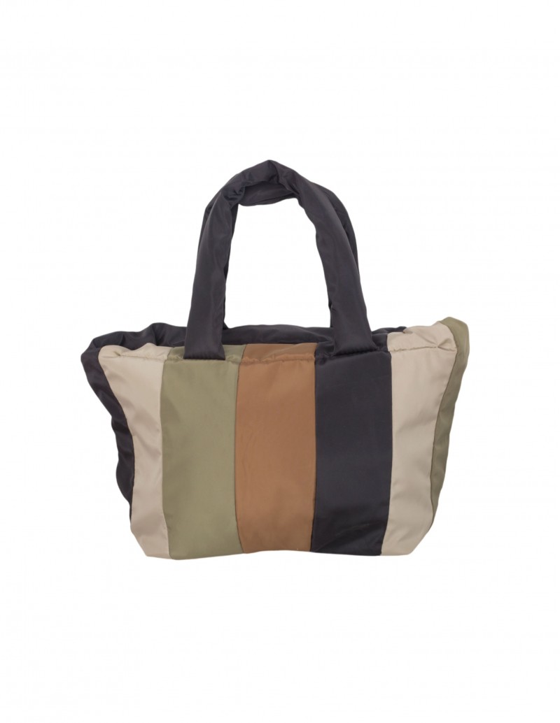 Bolso Shopper Nylon Rayas