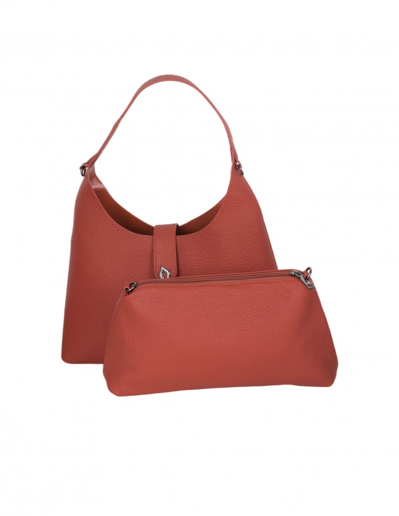 bolso hobo con neceser interior