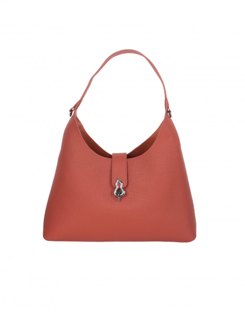 Bolso Hobo Color Teja