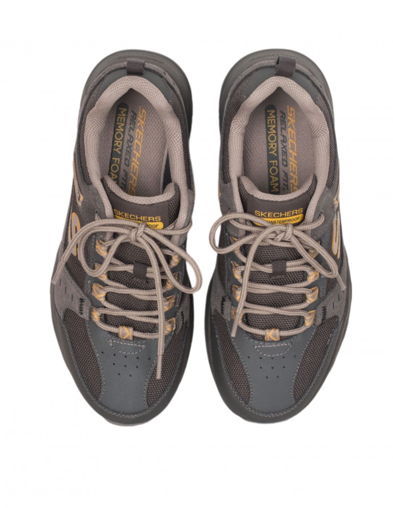 detalle cordones zapatillas skechers para hombre oak canyon rydell