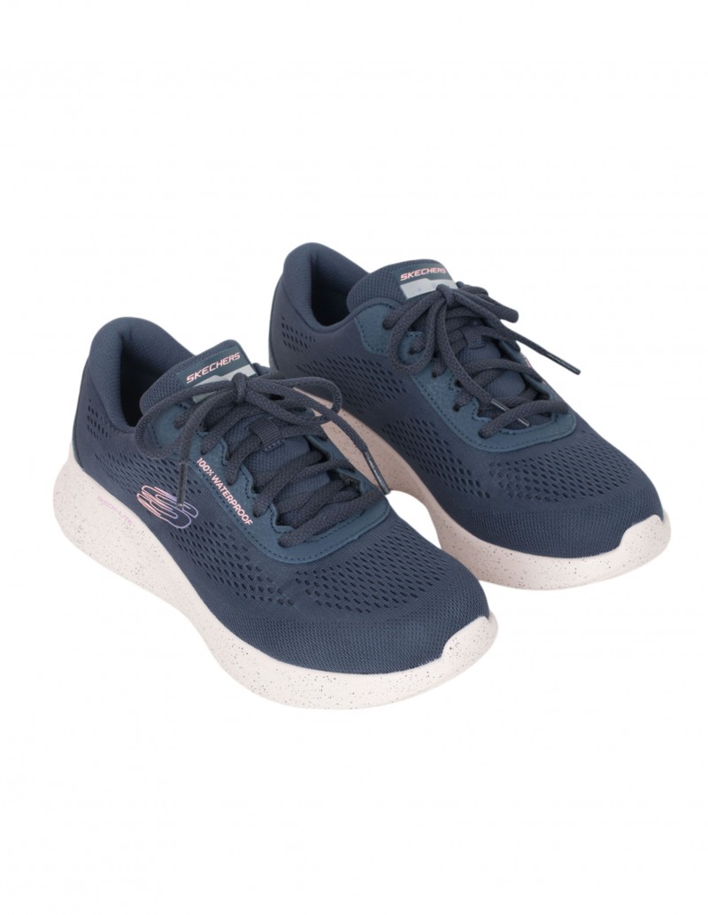 Zapatillas Skechers impermeables azul para mujer