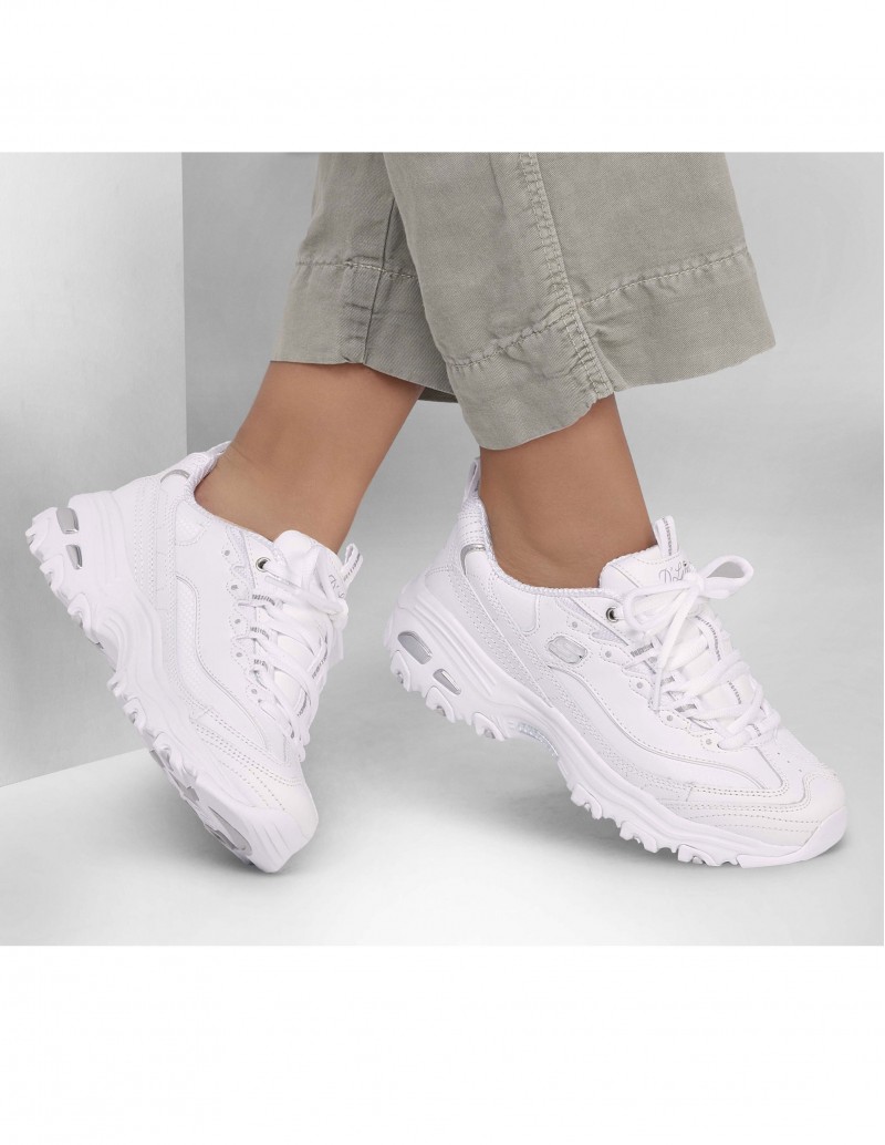 Zapatillas Skechers blancas para mujer