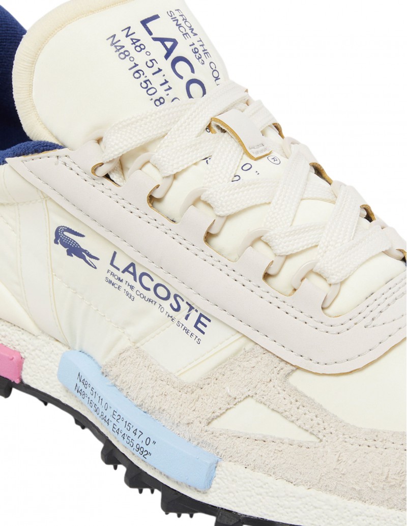 detalle logo zapatillas mujer Elite Active Lacoste