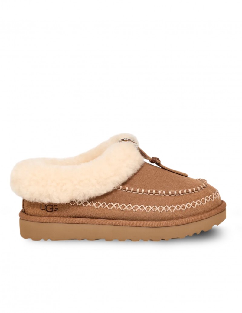 UGG Zuecos Pelo Tasman Alpine Cuero