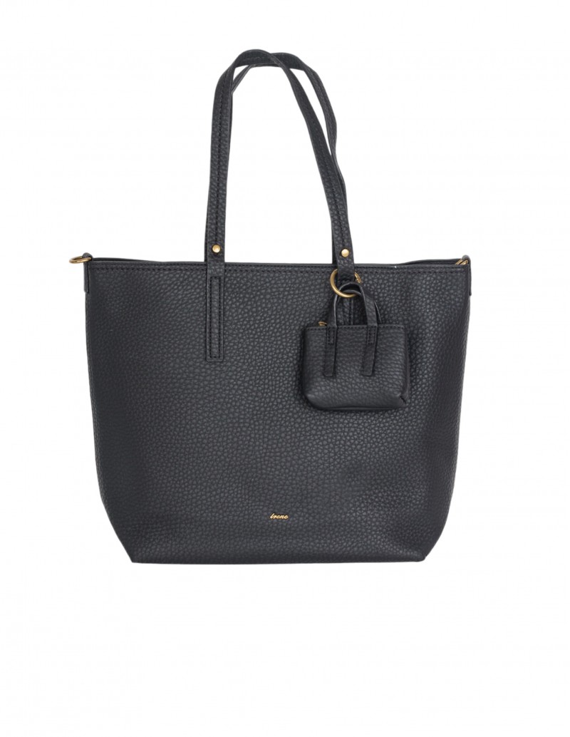 Bolso Shopper Negro Monedero