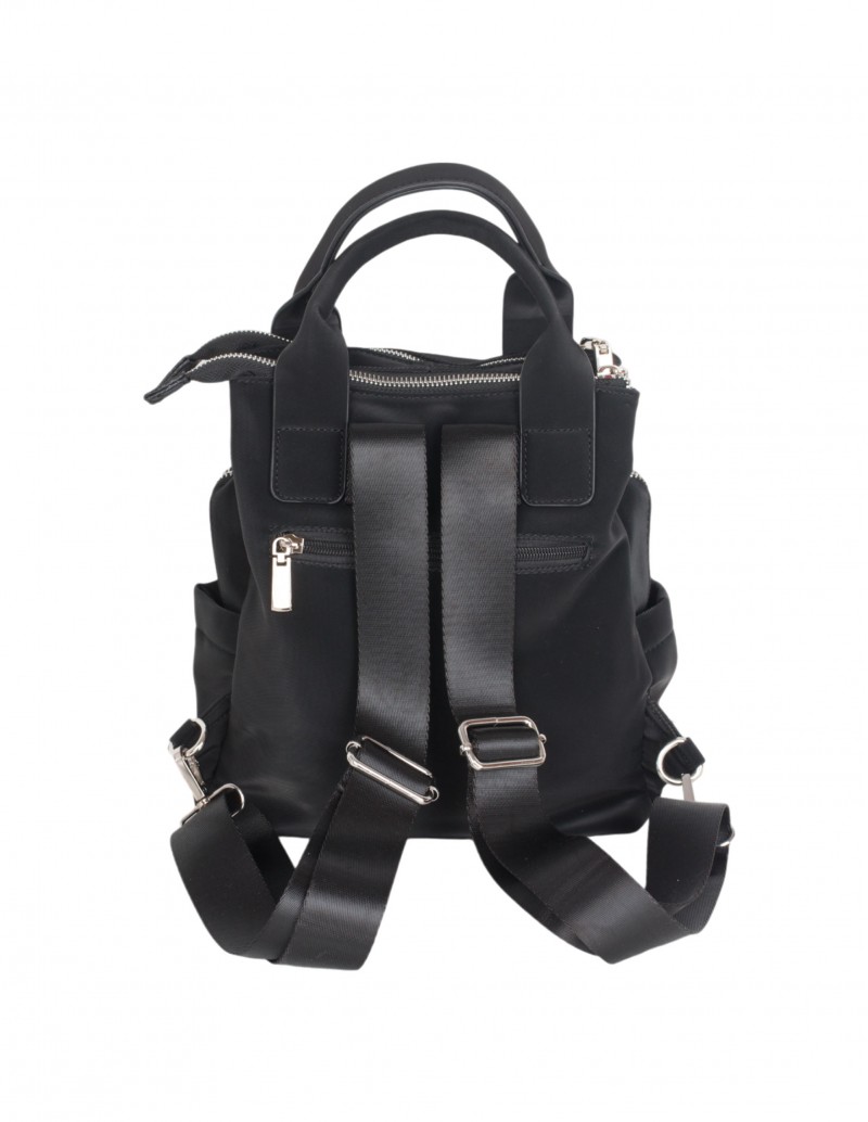 Mochila bolso negra mujer online