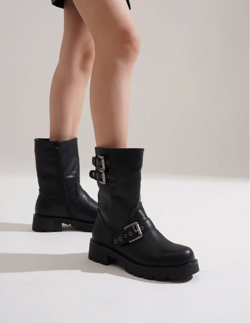 biker boots suela track