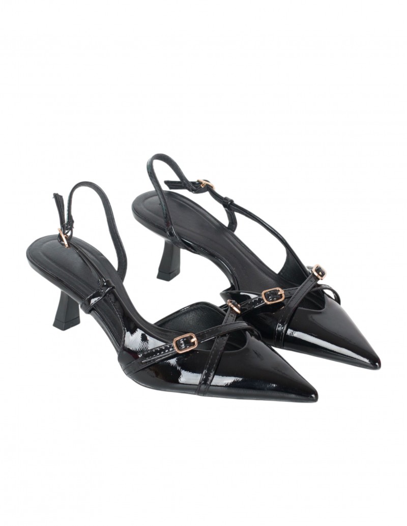 Zapatos Tacón Kitten Hebillas 2