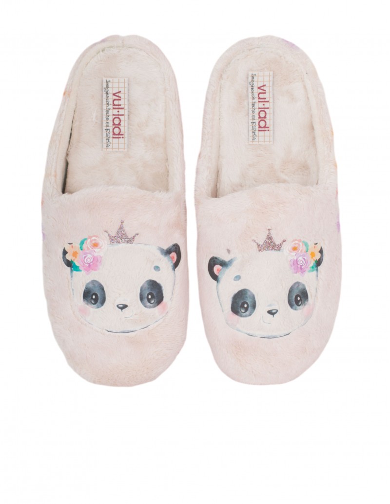 VULLADI Zapatillas Casa Oso Panda