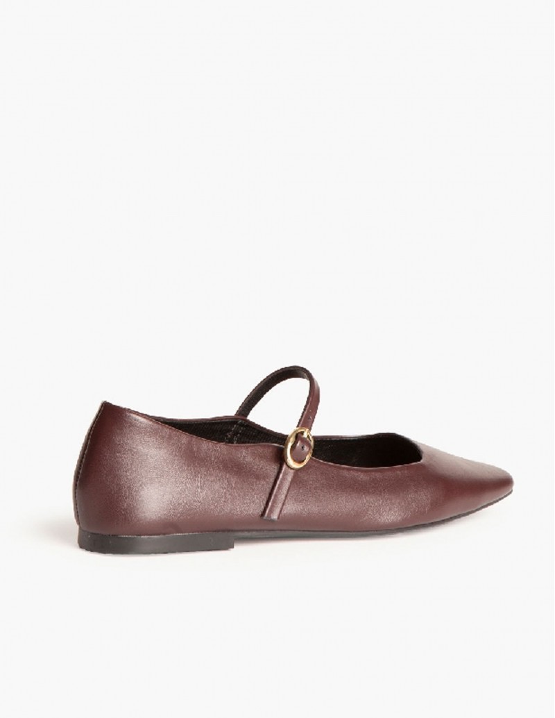 Bailarinas Merceditas Burdeos para Mujer Envíos 24h