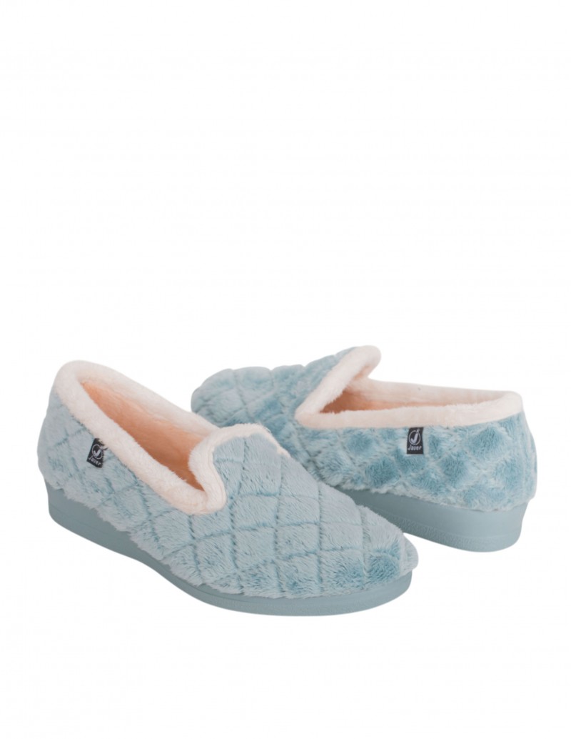 zapatillas casa cerradas azul 2