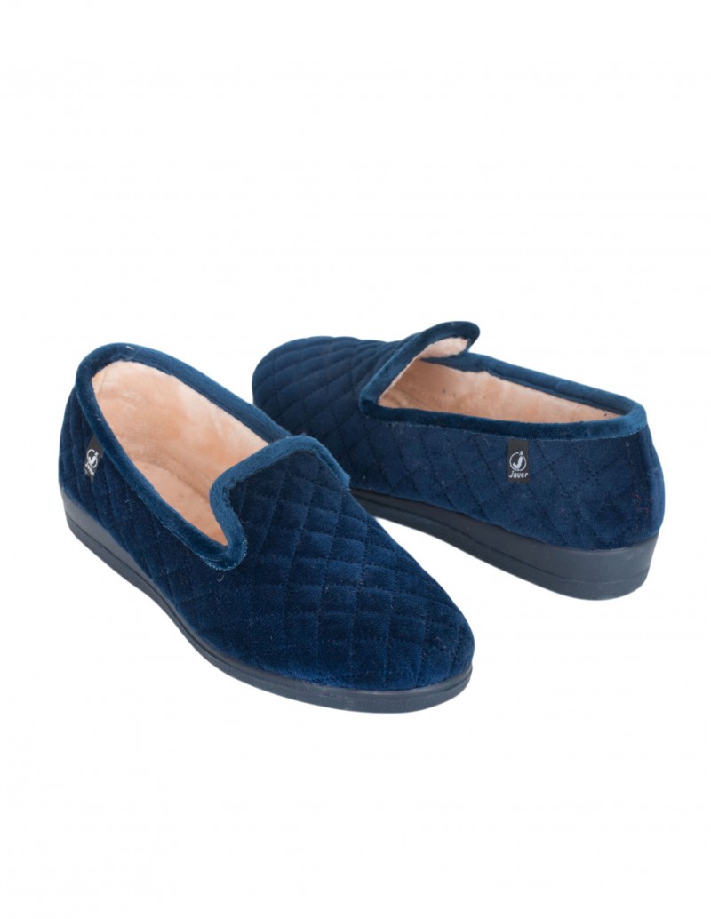 zapatillas de casa cerradas azul marino 2