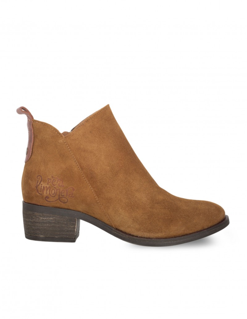 botines camperos cuero pera limonera