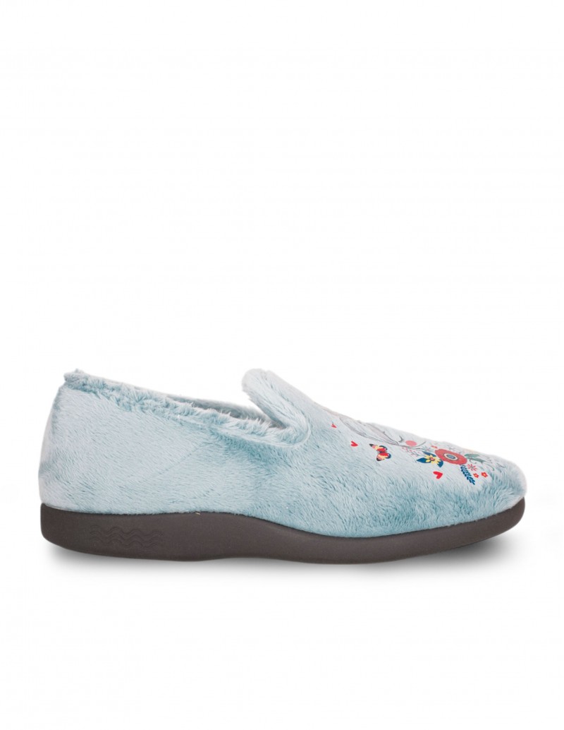 zapatillas casa cerradas flores 2