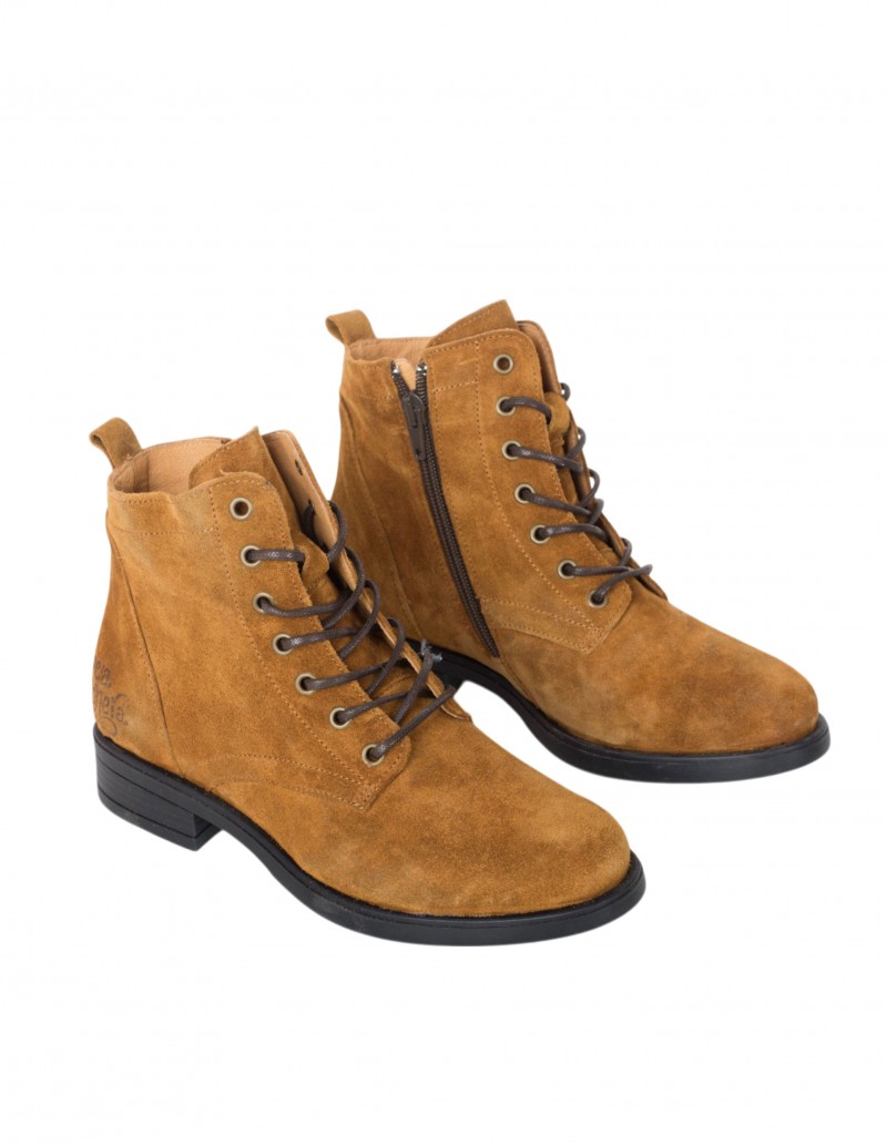 Botines Cordones Cuero PERA LIMONERA 2