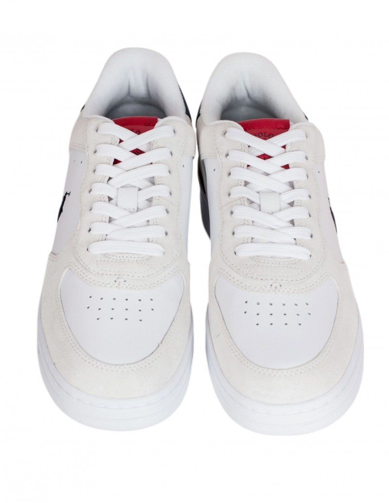 zapatillas hombre polo blanco