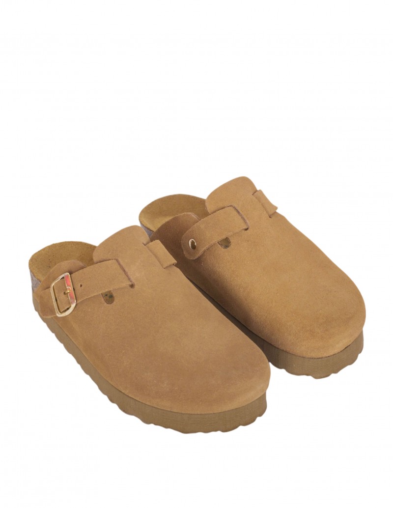 AUTENTI Zuecos Bio Plataforma Cuero 2