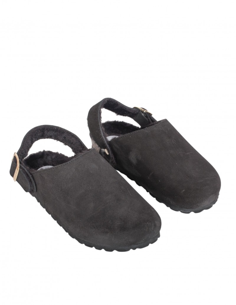 AUTENTI Zuecos Bio Pelo Negro 2