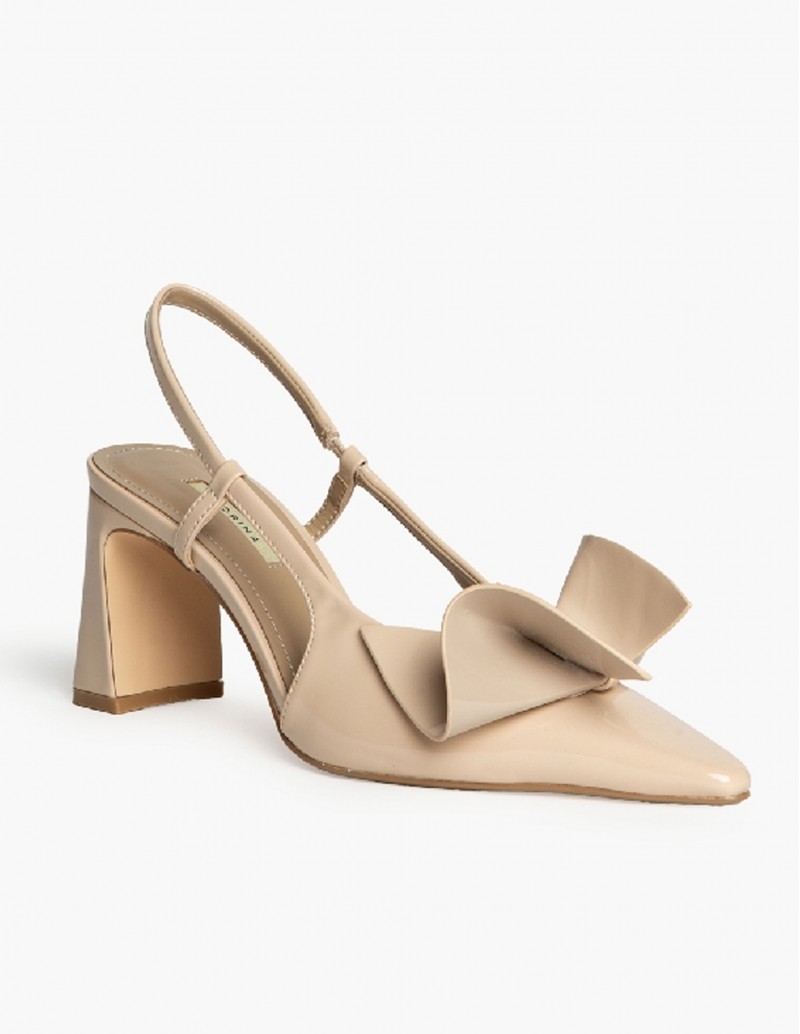 CORINA Zapatos Tacón Beige Fiesta 2