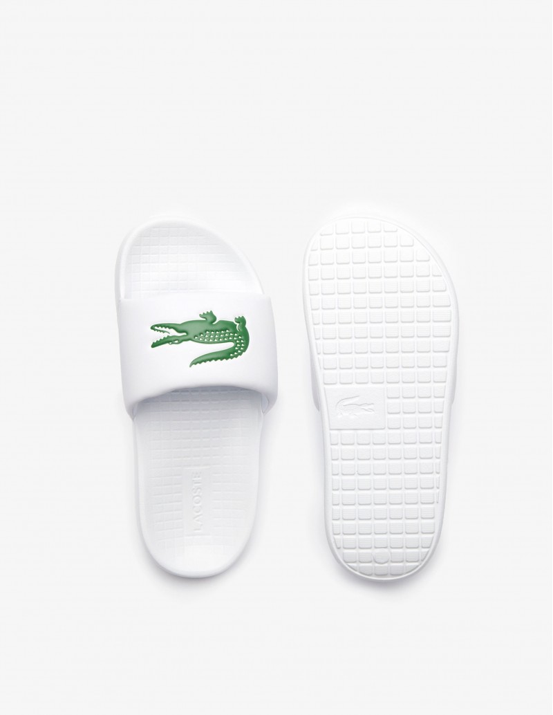 sandalias lacoste blancas para hombre