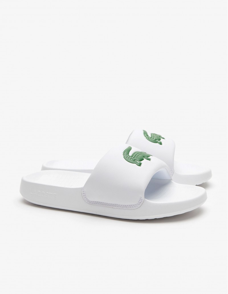 Chanclas LACOSTE Serve Slide 1.0 Blanco Hombre 2
